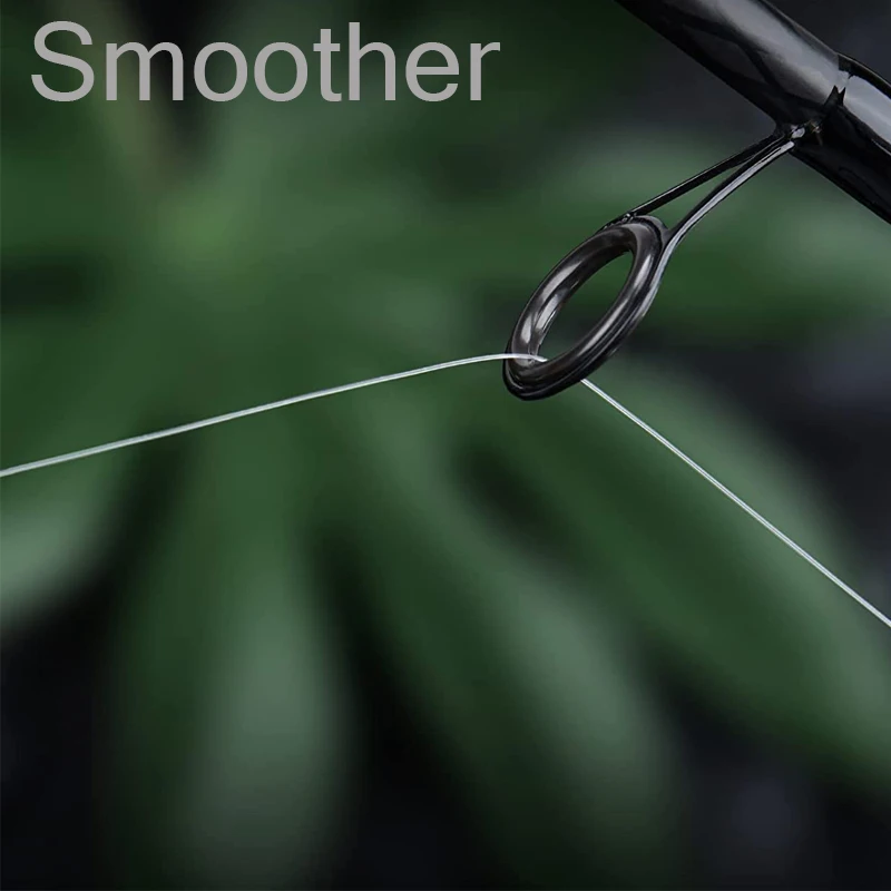 100m 100% línea de Pesca de fluorocarbono Real monofilamento altamente resistente a la abrasión Invisible fibra de carbono carpa líder línea Pesca - imagen 4