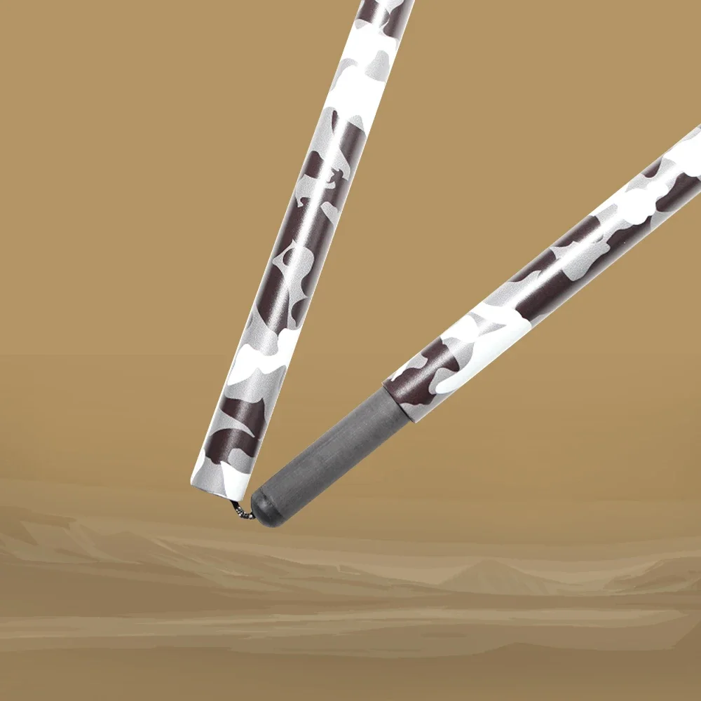 Bastones de senderismo plegables de 5 secciones de fibra de carbono, postes telescópicos, bastones de Trekking portátiles ligeros, bastones para caminar - imagen 5