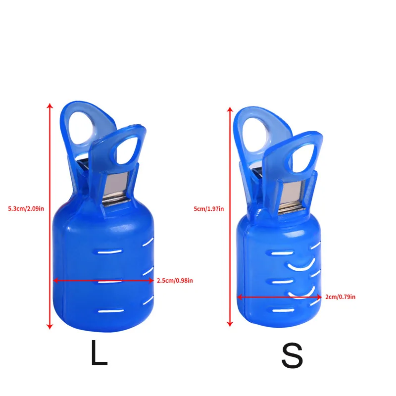 Funda protectora de gancho de pesca de 9 piezas, cubierta de gancho de PVC para camarones - imagen 2