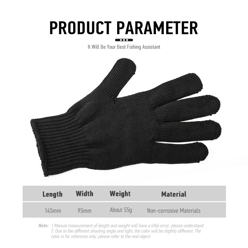 ARDEA-guantes anticorte para pesca al aire libre, 1 piezas, evita que el sedal se estrangule, protector de manos, guante Figer transpirable, accesorios de pesca - imagen 5