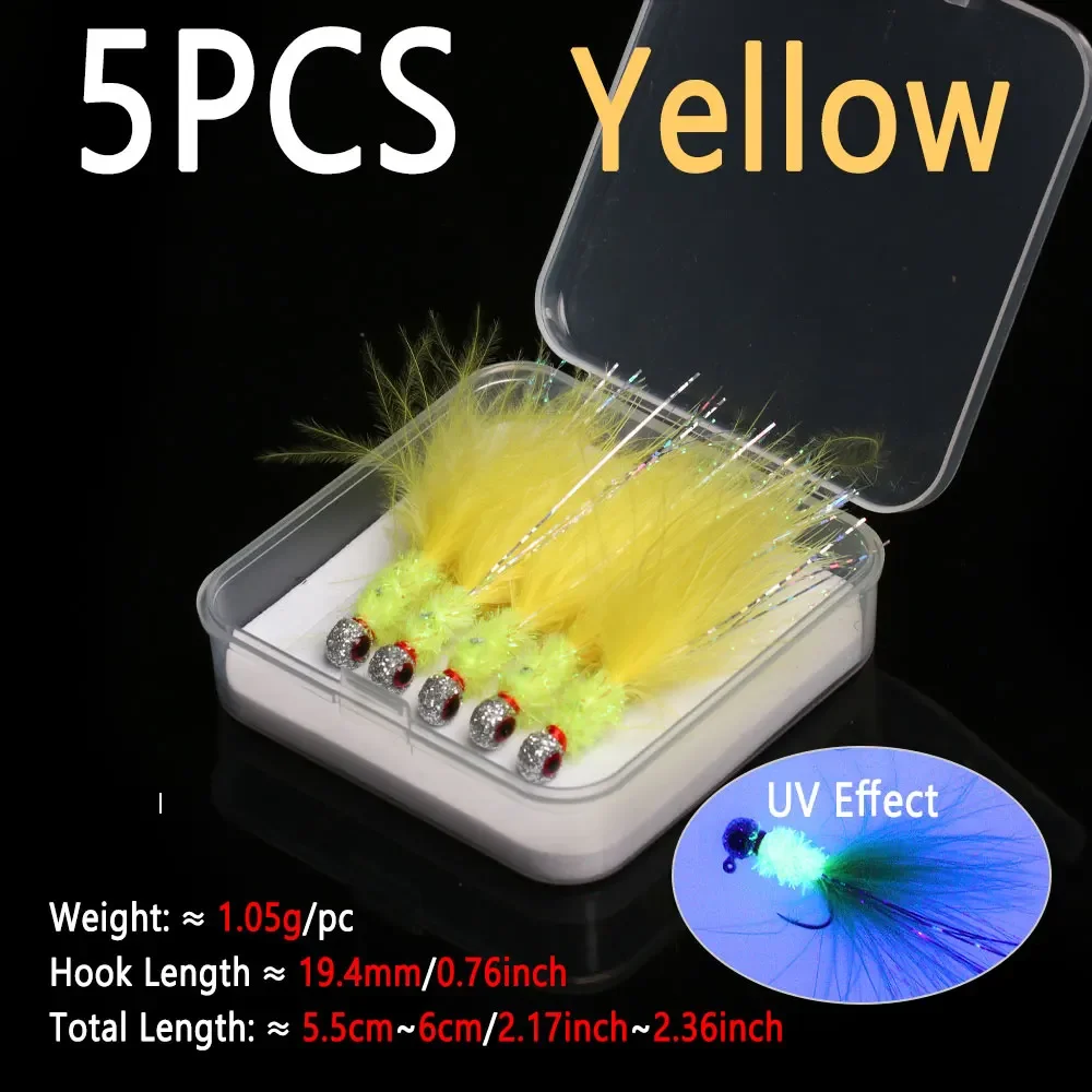 5pcs Yellow