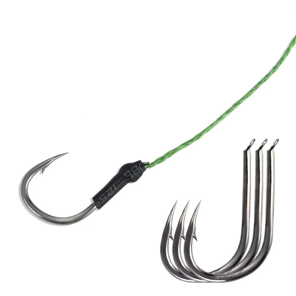 NGB 60g 70g 80g alimentador de pesca de carpa soporte de jaula de cebo ganchos de acero rico en carbono aparejos de pelo accesorio de pesca - imagen 5