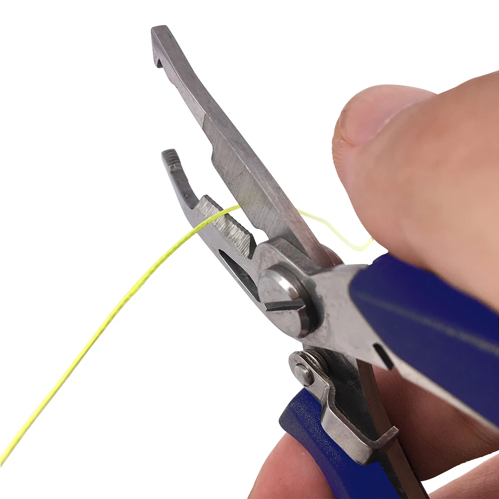 Alicates duraderos de línea trenzada, cortador de señuelos, herramienta de aparejos para cortar peces, pinzas, tijeras, alicates de pesca - imagen 5