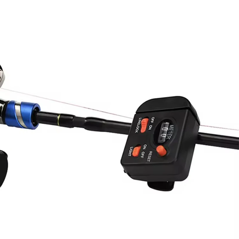 WEIHE 0-99,9 M Pesca con todas las funciones equipadas con luz buscador de profundidad profesional contador herramienta de Pesca aparejos de plástico - imagen 5
