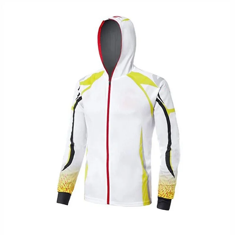 Camisas de pesca con impresión de tela personalizada, ropa de manga larga, protección Upf sublimada, secado rápido - imagen 3