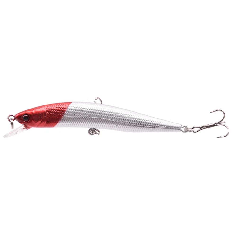 Señuelo de pesca flotante Minnow, 10cm, 9,5g, ojos 3D, Crankbait Wobblers, cebo duro de plástico Artificial, Lucio, Jerkbait, aparejos de pesca - imagen 4