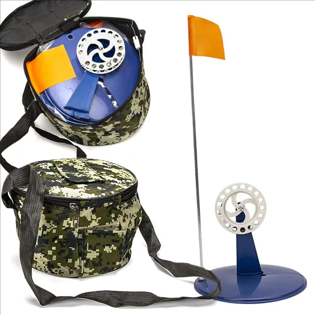 Caña de pescar en hielo automática, aparejos de carpa, banderas de caña de pescar en hielo, equipo de pesca en Río, accesorios de pesca en hielo de invierno, 6 uds. - imagen 4