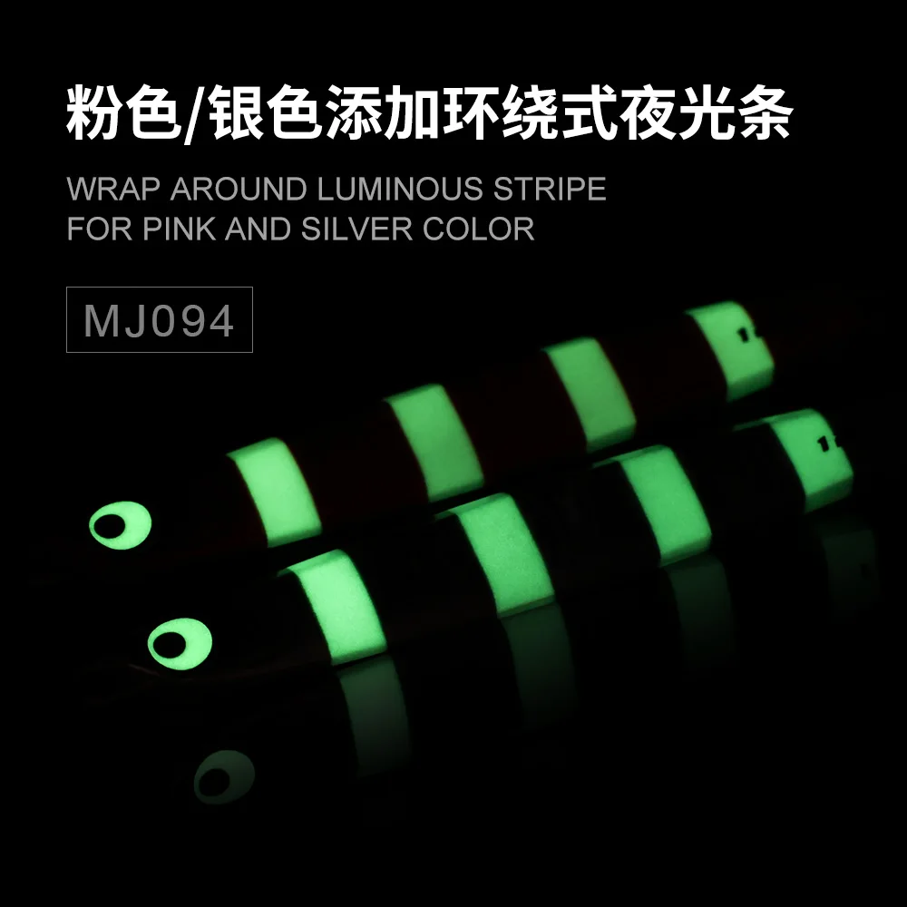 JIGGING PRO 60g 80g 100g 120g 160g señuelo de Jigging Jig de Metal de agua salada cebo de pesca luminoso de caída lenta cola de pelo - imagen 4