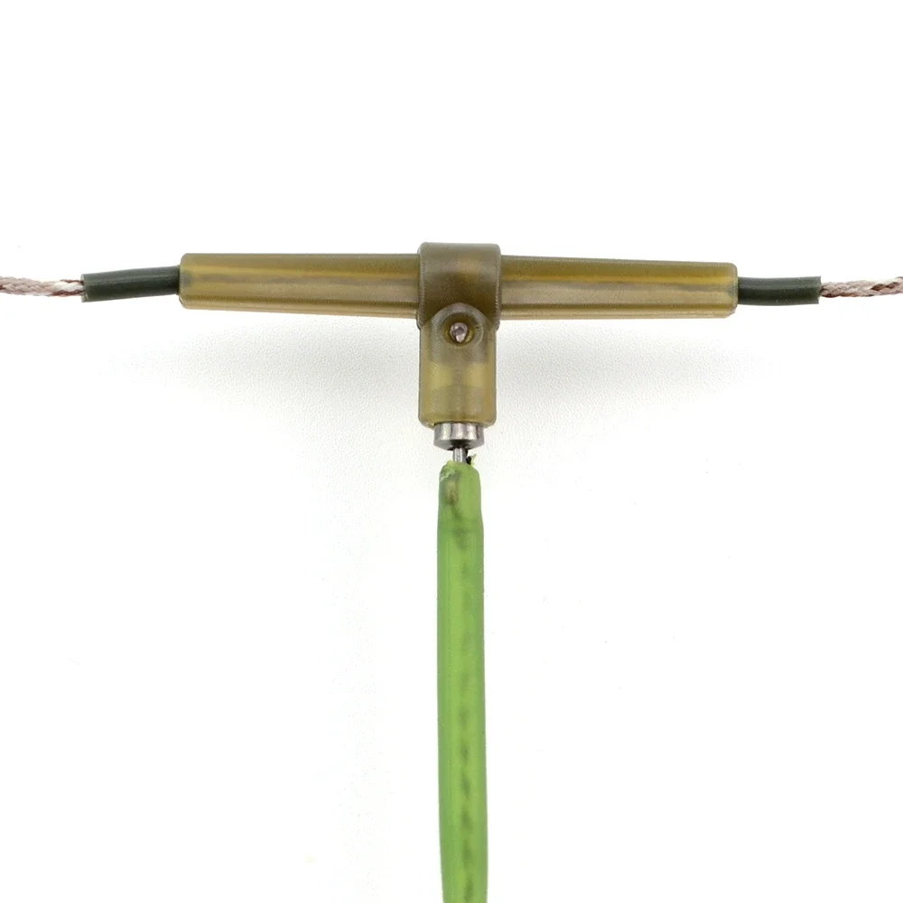 Manga antienredos para pesca de carpa, goma de cola giratoria de cambio para línea de líder, aparejo de pelo, accesorios de pesca, 10 Uds. - imagen 5