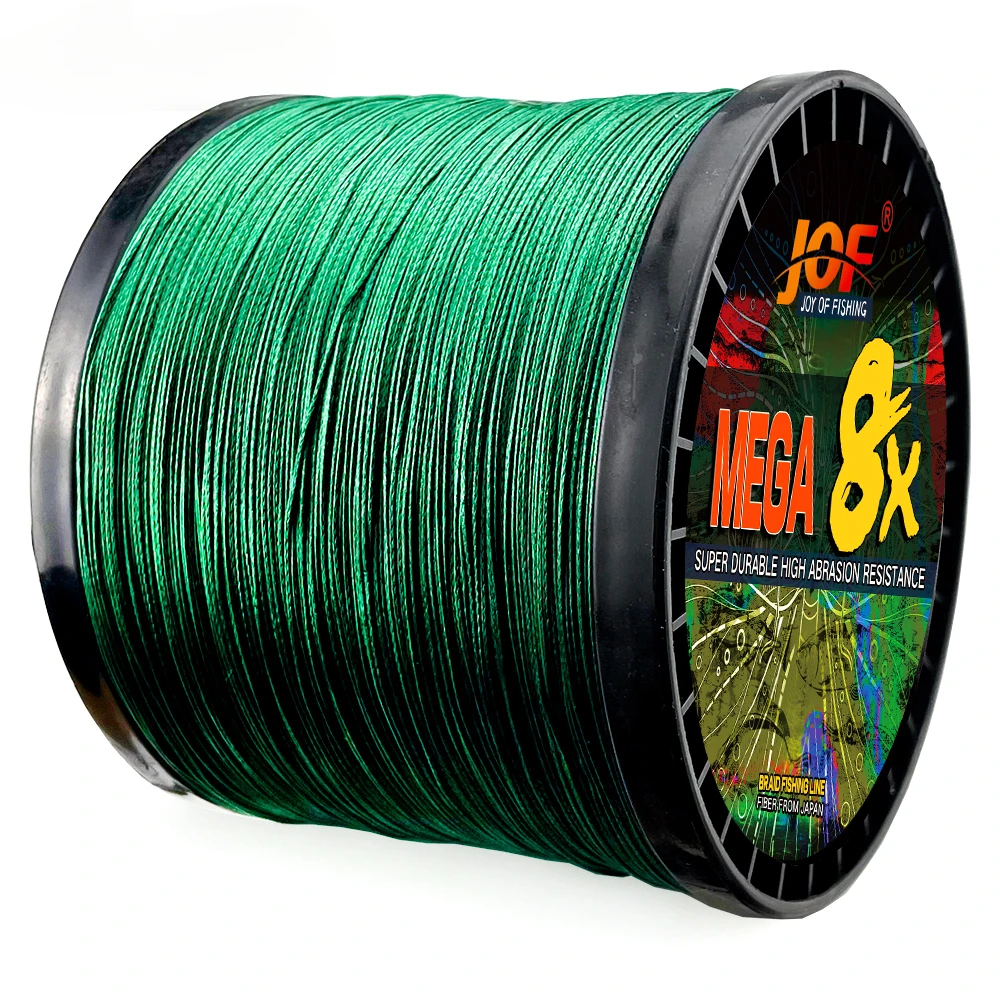 JOF-sedal trenzado de 8 hebras para pesca, multifilamento X8, PE, de alta calidad, para agua salada, suave y liso, 500M, 1000M, 18-78LB - imagen 3