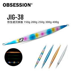 Obsession J38 Jigbait giratorio para lucio y carpa