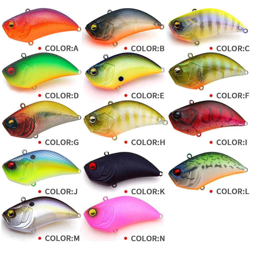 Señuelo de Pesca Crankbait Wobbler sin labios, 54mm/15g, hundimiento en hielo, nivel de vibración, señuelo Vib para Lucio, cebo duro, Pesca Isca - imagen 3