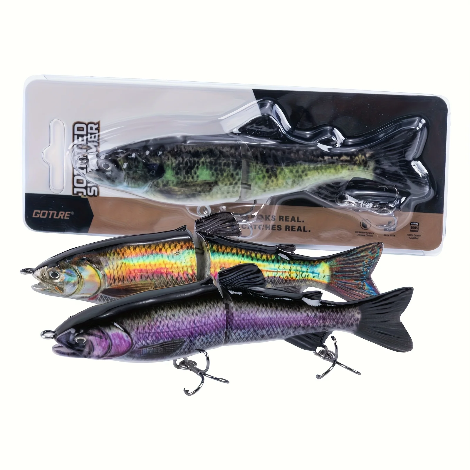 Goture señuelo swimbait wobbler crankbait multisección realista - imagen 5