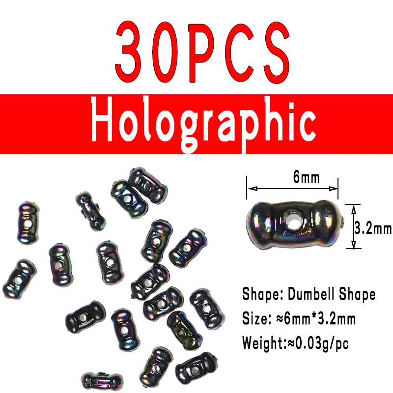 30PCS  Holographic
