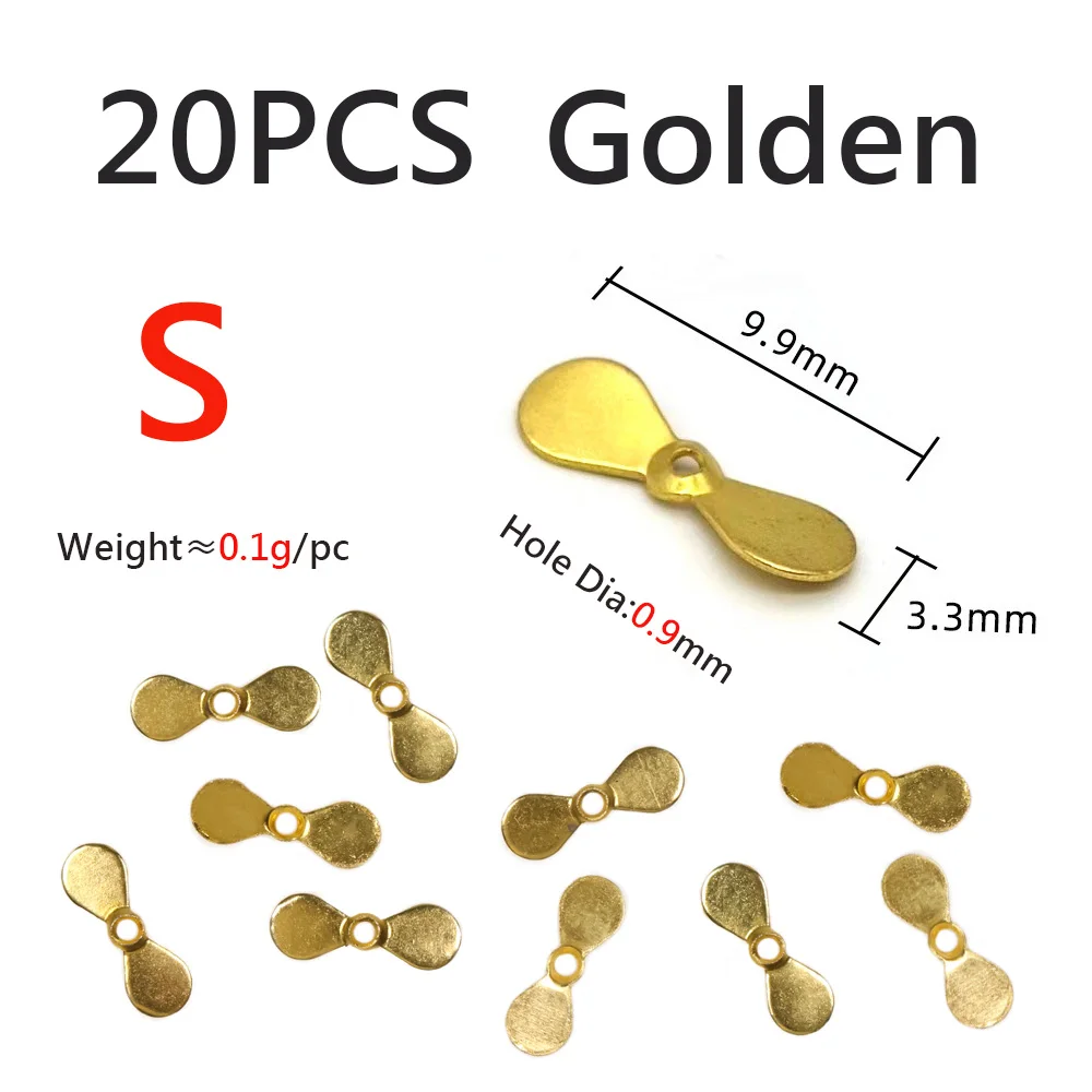 20PCS Golden S