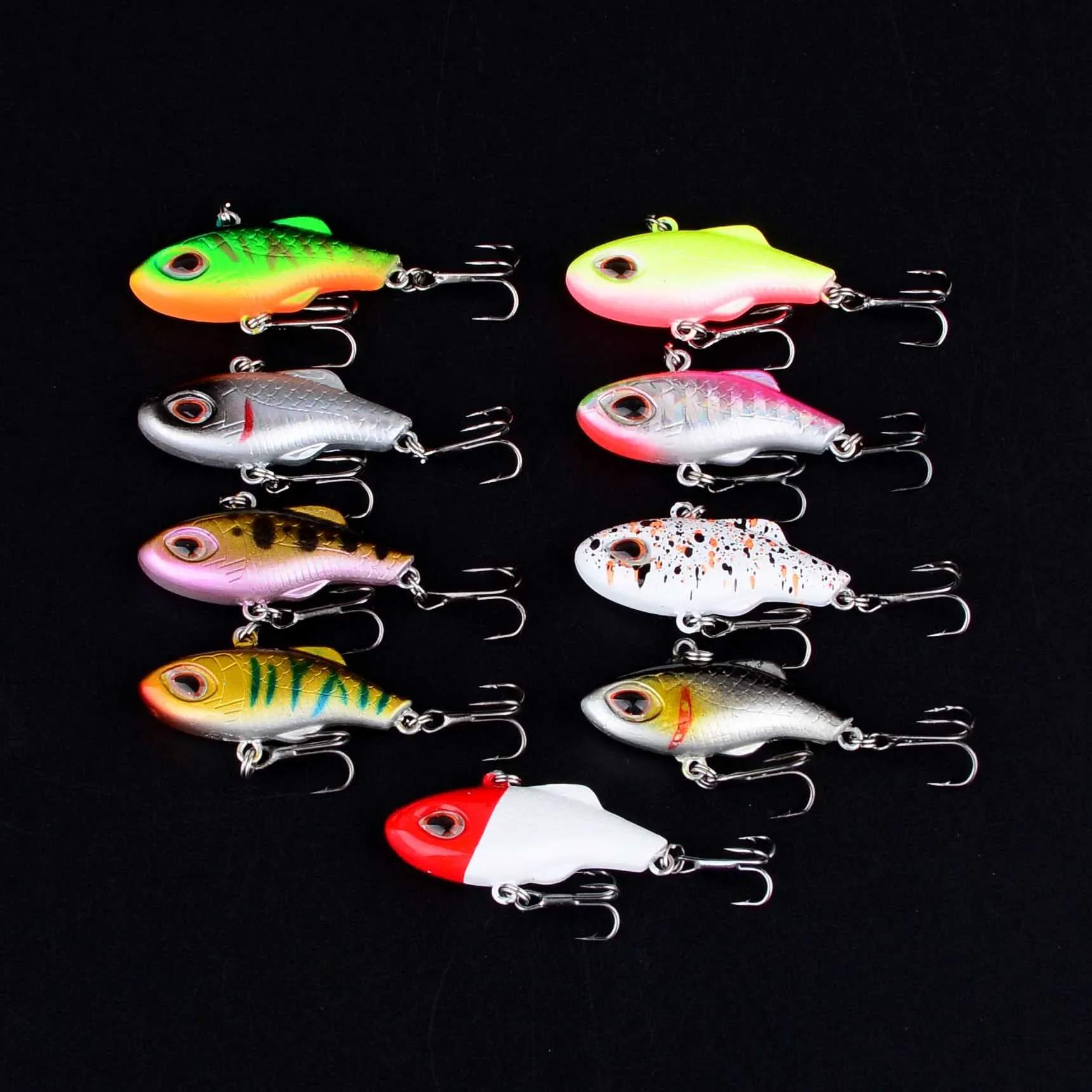 Señuelo de Pesca VIB Wobbler, cebo duro Artificial con vibración, anzuelos triples, Lucio, Pesca, aparejos de Pesca en hielo para invierno, 1 ud. - imagen 2