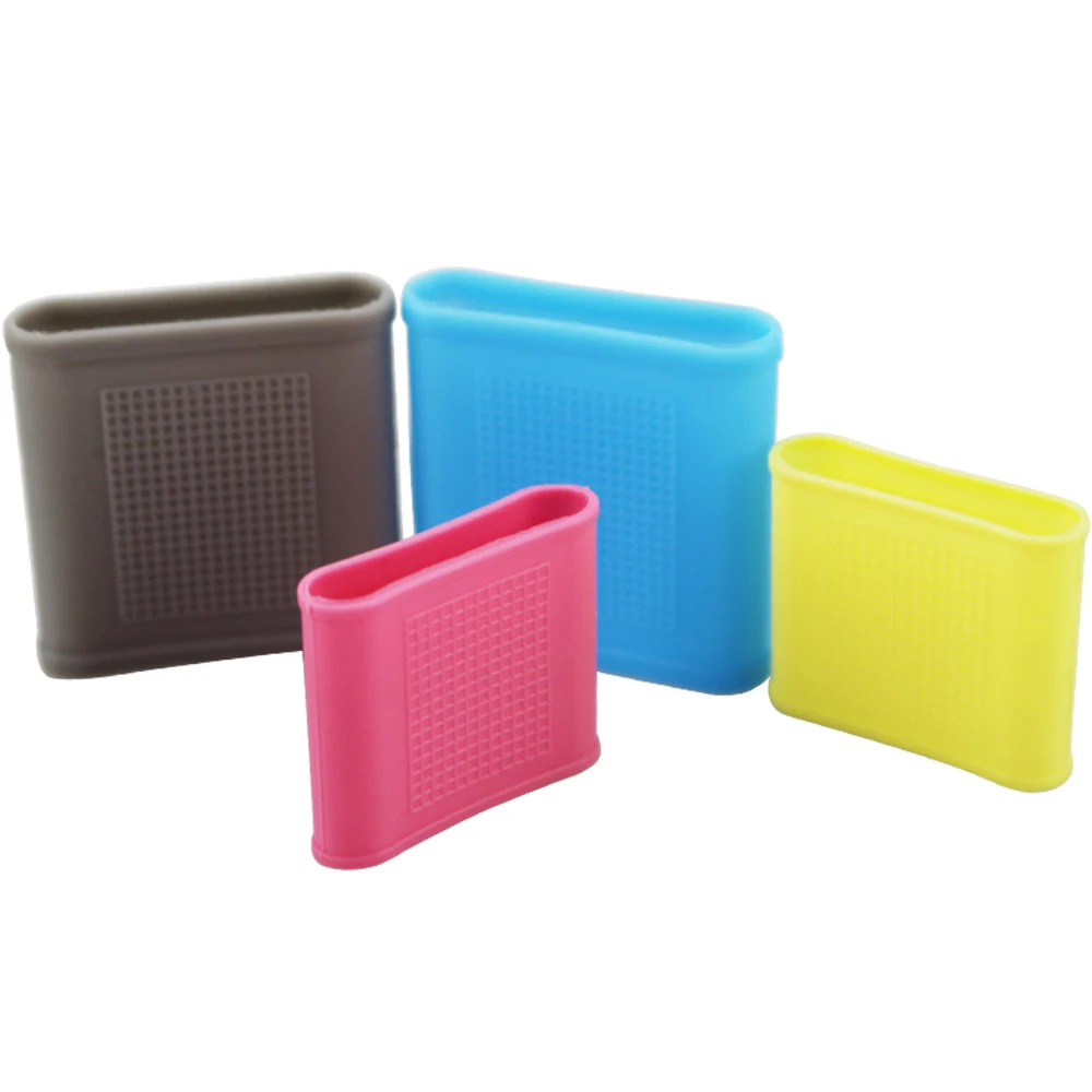 Soporte de agarre azul, gris, rosa, Protector de mano de silicona antideslizante, funda protectora para dedos de Golf, agarre Protector - imagen 2