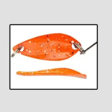 MUKUN 1,5G 2,5G 3,5G 5G señuelo cuchara de Pesca Wobblers Pesca aparejos de Pesca cebo giratorio 6 uds cuchara de trucha Artificial - imagen 3