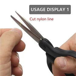 ALASICKA Mini tijeras multifunción pesca acero inoxidable