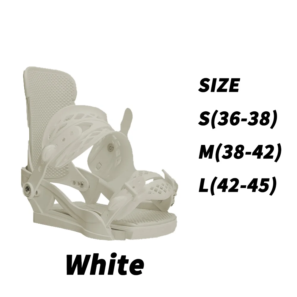 Fijaciones de snowboard 3D blancas – Ajuste total y base amortiguadora - imagen 4