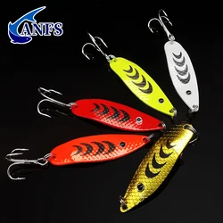ANFS Señuelos cucharilla para trucha set - Agua dulce y salada