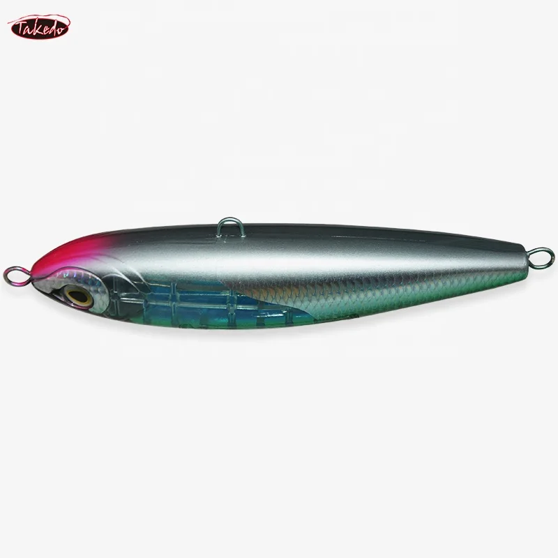 TAKEDO-señuelo tipo lápiz flotante, 19CM, 90G, gran juego, agua superior, señuelos de peces locos, pesca en el mar, Wobber, cebo de pesca para atún y lubina - imagen 5
