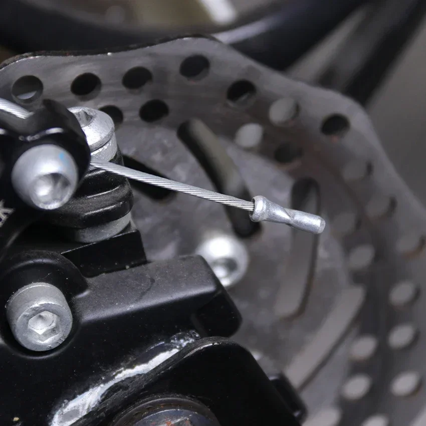 20 piezas tapas de extremo de Cable de bicicleta tapas de extremo de Cable de bicicleta desviador de freno puntas de Cable de palanca engarzadores tapa trasera accesorios de bicicleta - imagen 5