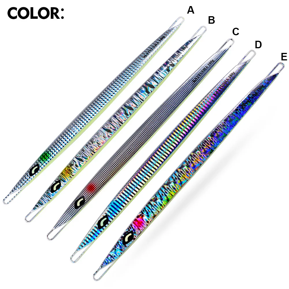 Señuelo de pesca con plantilla de Metal fundido de hundimiento rápido de aguas profundas, cuchara de Jigging de 60g-100g, plantilla de pesca rápida, equipo de pesca Vertical para barco - imagen 3