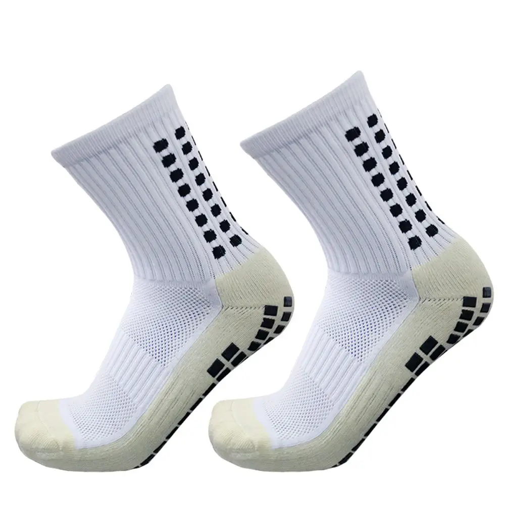 Calcetines deportivos antideslizantes de silicona para hombre y mujer, medias de agarre para fútbol y baloncesto, novedad - imagen 4
