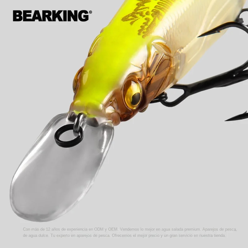 Bearking-señuelos de pesca profesionales Wobbler, 110mm, 14g, buceo, 1,8 m, SP, cebo Artificial, aparejos depredadores, jerkbaits para Lucio y lubina - imagen 3