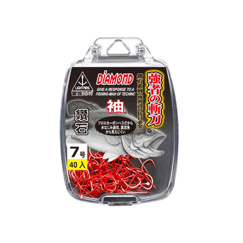 Anzuelos con púas de acero alto carbono procedentes de Japón