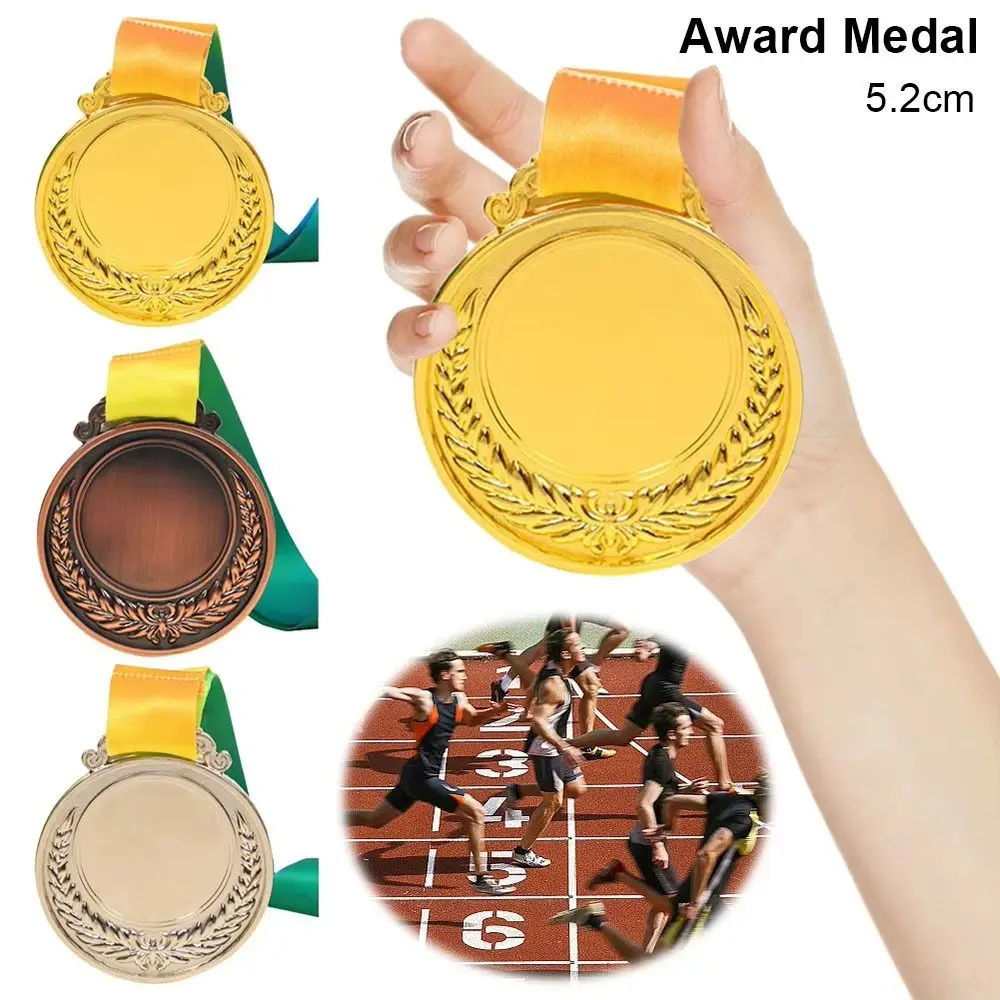 Medalla competición pesca doble cara – Oro plata y bronce con cinta - imagen 5