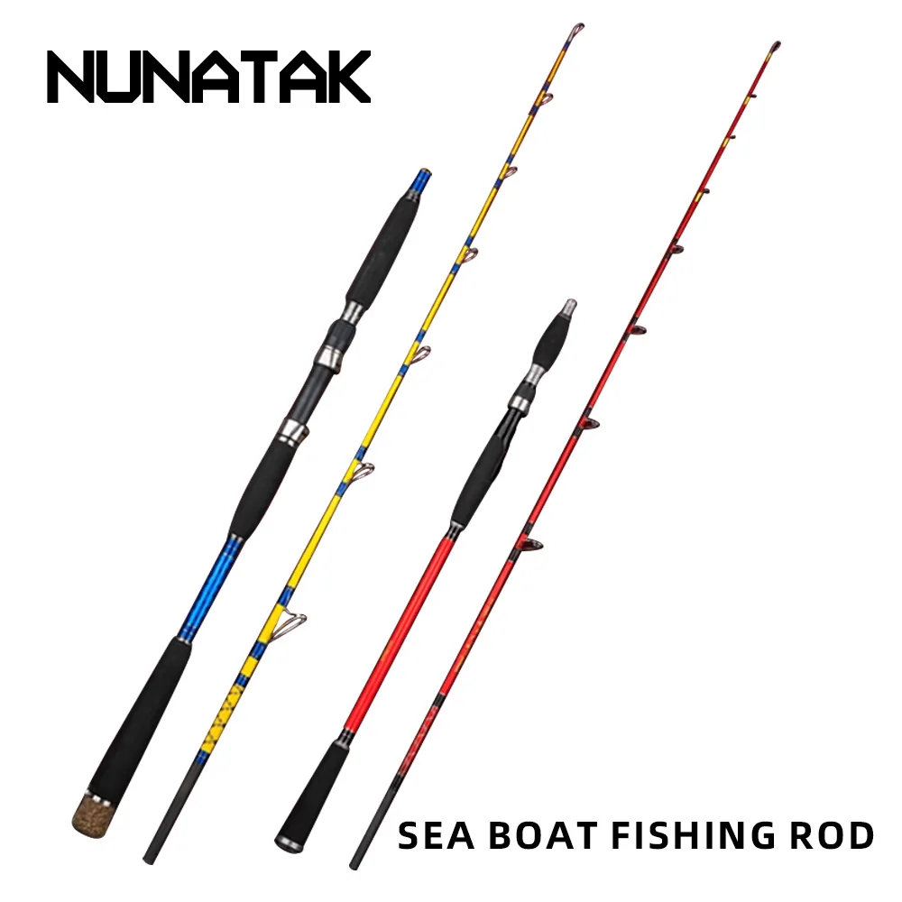Nunatak Caña de Jigging de Alto Carbono con Anillos Fuji para Barco - imagen 5
