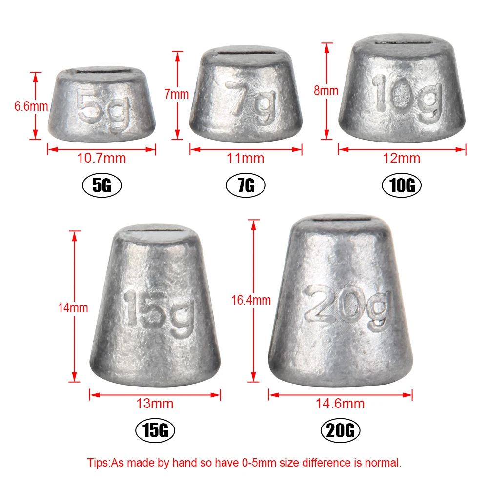 Spinpoler-pesos de pesca para plataforma Stinger, 5g, 7g, 10g, 15g, 20g, río, mar, agua dulce, agua salada, lubina, bagre, Bluefish - imagen 4