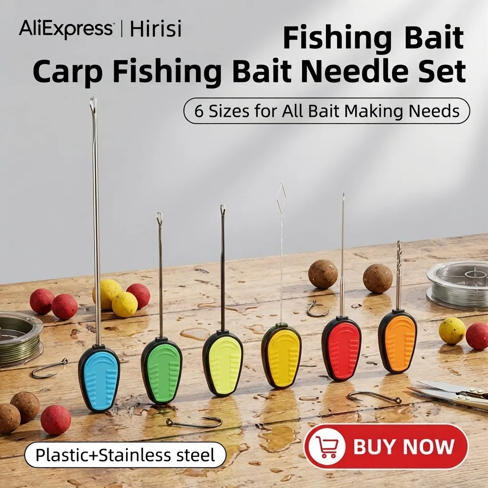 Kit Agujas Hirisi BT600 para Montajes Carpa – Boilie Pop-Up y Empalme - imagen 5