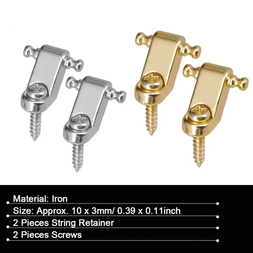 Rodillo de guitarra eléctrica, árboles de cuerdas, retenedor de cuerdas, montaje, guía de árbol de guitarra para piezas y accesorios de guitarras eléctricas, 2 uds. - imagen 4