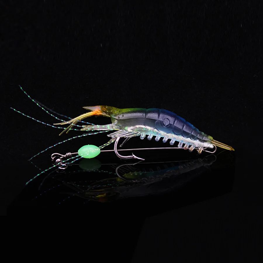 Cebo Artificial de silicona suave, señuelo de pesca con anzuelo, aparejos de pesca de 6 piezas, 9cm, 5,2g - imagen 4