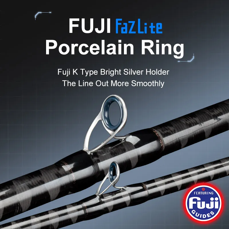 TEASER-caña de pescar de carbono X5, accesorio de 2 secciones, 2,28 m/7 '5 '', 2,4 m/7' 9'' - imagen 3