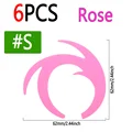 6pcs Rose S