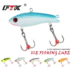 FTK 1 unidad de Señuelos de pesca en hielo 20g/35g cebo de invierno señuelo duro anzuelos de pesca de carpa equilibrador para cebos de pesca Jigging