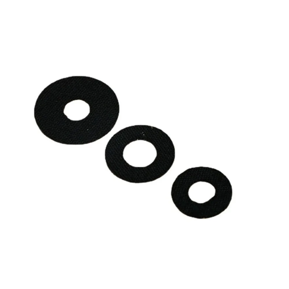 Arandelas de freno de carrete de pesca de fibra de carbono 2025, arandelas de arrastre negras de 0,5mm, herramientas de pesca, accesorios para exteriores, 1 Uds.