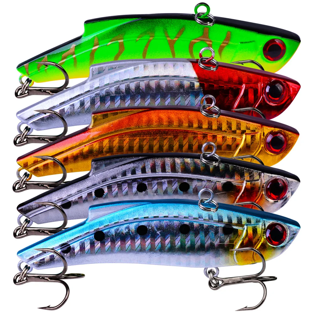 PROBEROS 1 Uds cebo Luya VIB 9cm/27,4g señuelo de pesca cuchara vibratoria cebos duros fregadero en agua placa de hierro pescado de plomo - imagen 4