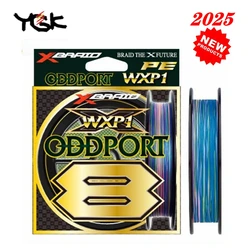 100% Original YGK X-BRAID ODDPORT WXP1 X8 Fishing Line 100m/200m/300m/600m/1200m #1-#12 25LB-180LB Japan PE fishing line