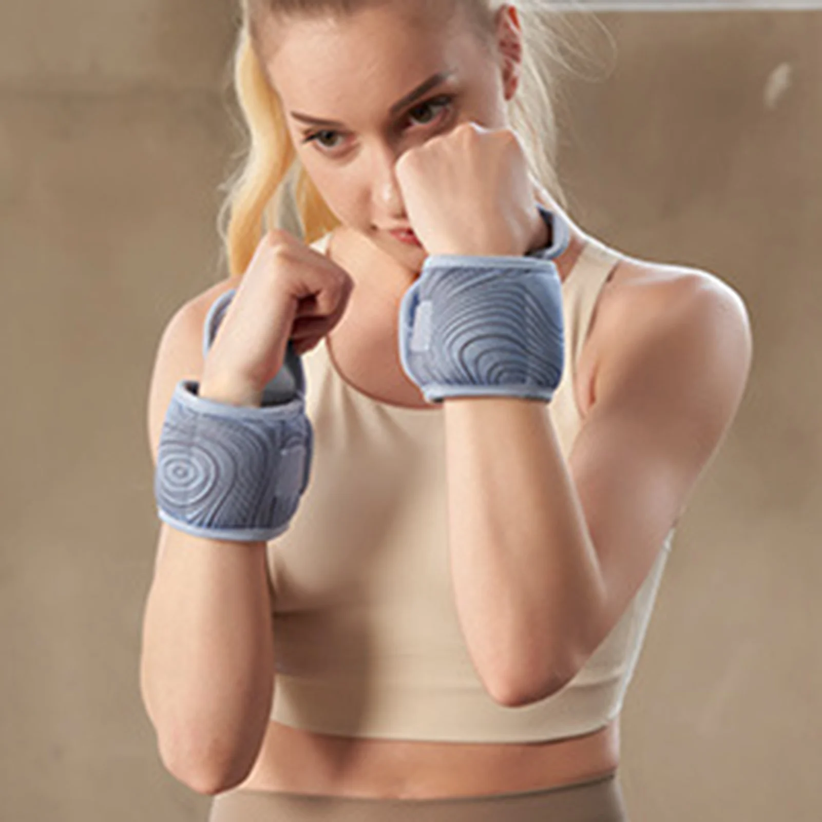 Bolsa de arena para muñeca y tobillo, bolsa de arena portátil con soporte de peso para correr, ciclismo, baile, Fitness, entrenamiento muscular, equipo deportivo, 2 uds. - imagen 3