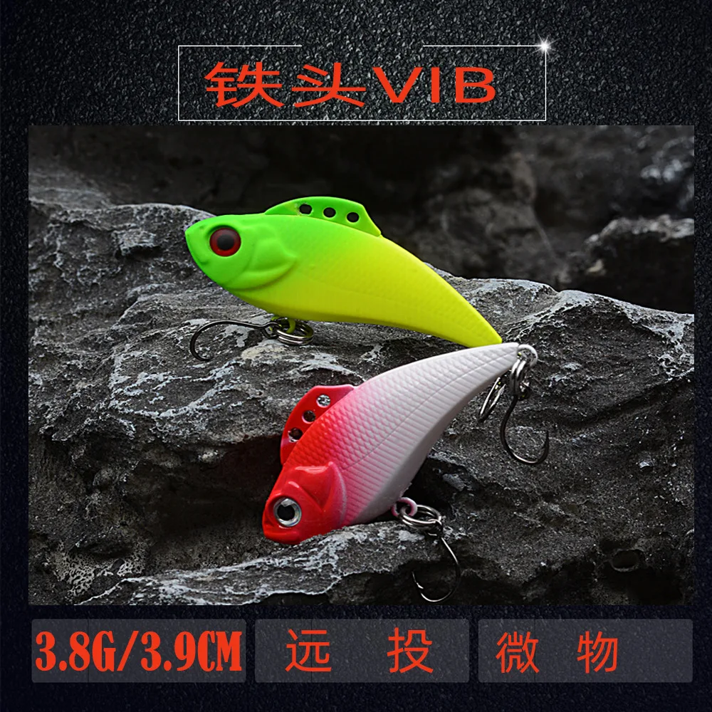 Señuelo de pesca giratorio de Metal, 1 piezas, 41mm, 3,8g, cuchara VIB, Crankbait, cebos duros artificiales, aparejos de pesca Cicada VIB - imagen 4