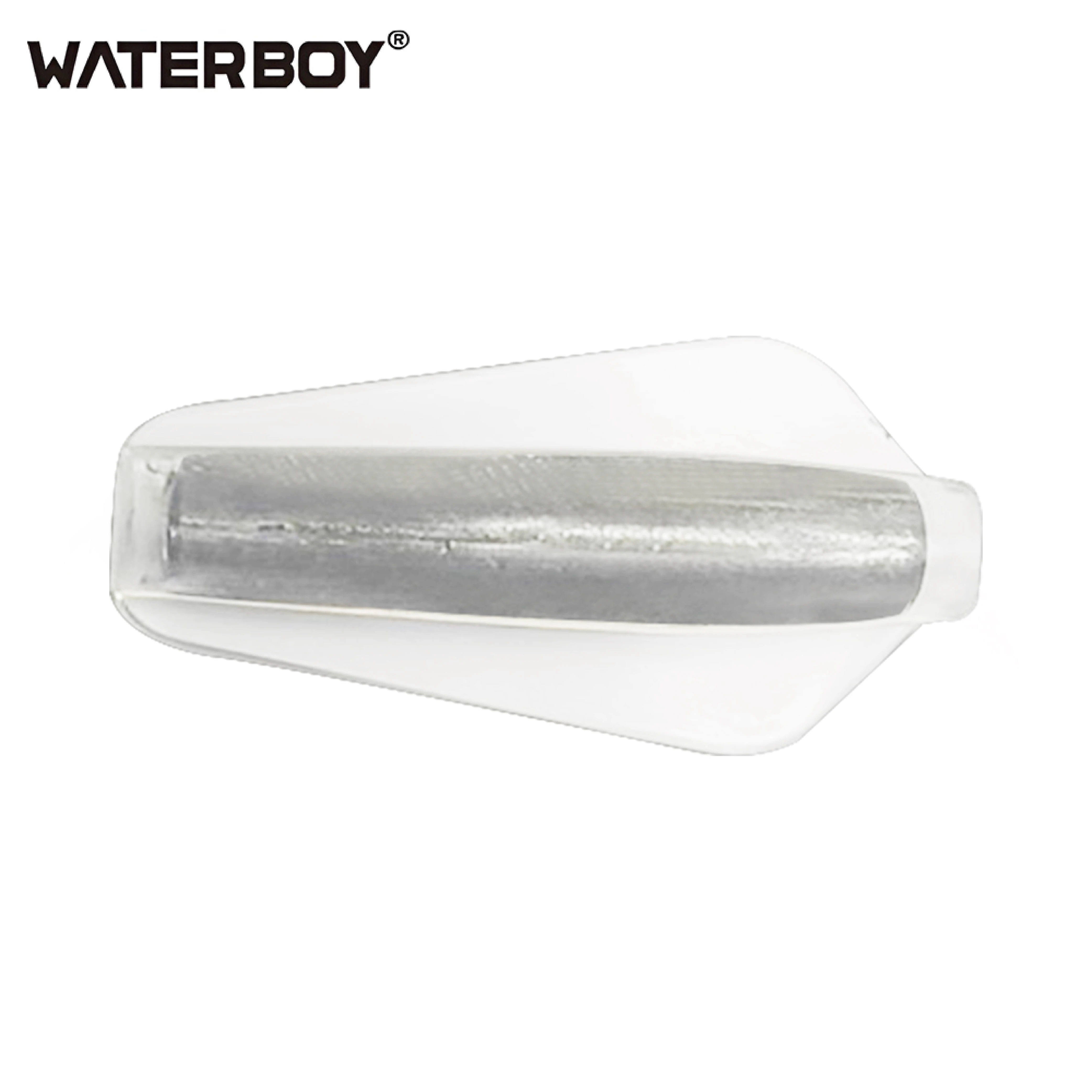 WATERBOY-cuerpo de señuelo de pesca duro en blanco, transparente, 1 piezas, 3,5 cm, 5,2 cm, 5,5 cm, 7cm, cebo del diablo sin pintar