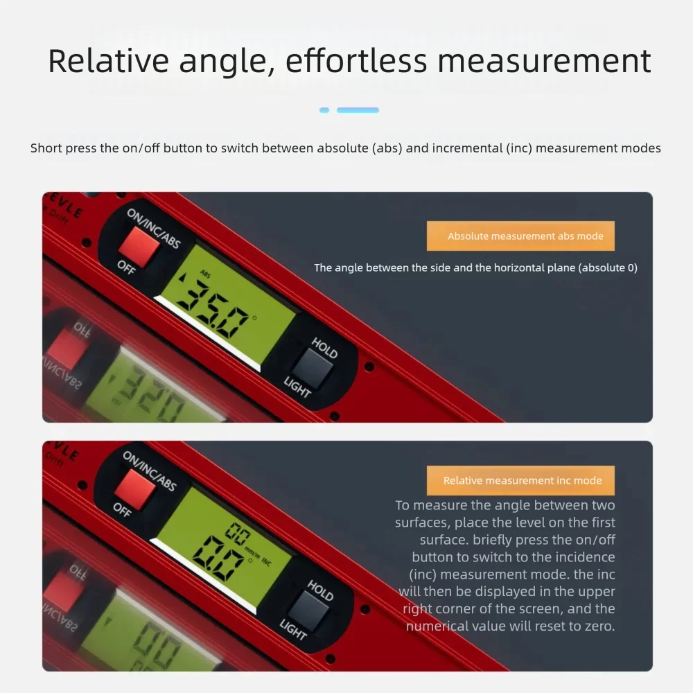 Nivel Digital Magnético 40 cm – Inclinómetro con Pantalla - imagen 5