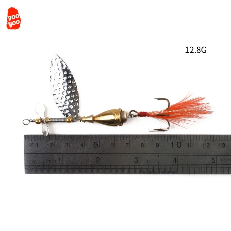 Spinners metálicos con paleta giratoria para pesca deportiva - imagen 2