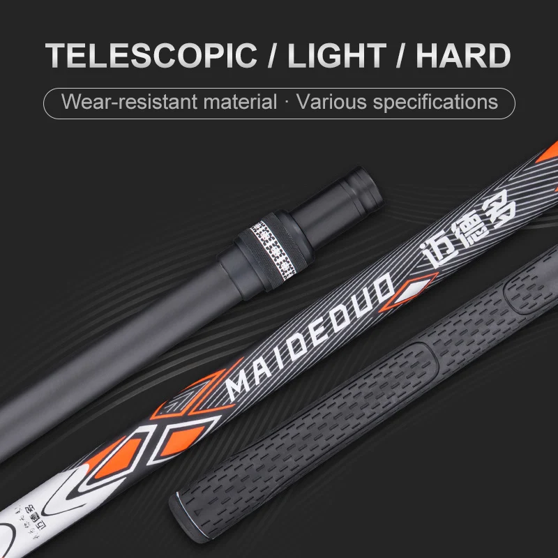 Mosodo-red de pesca de carbono plegable, redes de aterrizaje, caña telescópica, mango de poste, atrapapeces, Red de mano plegable, aparejos de pesca de carpa - imagen 4