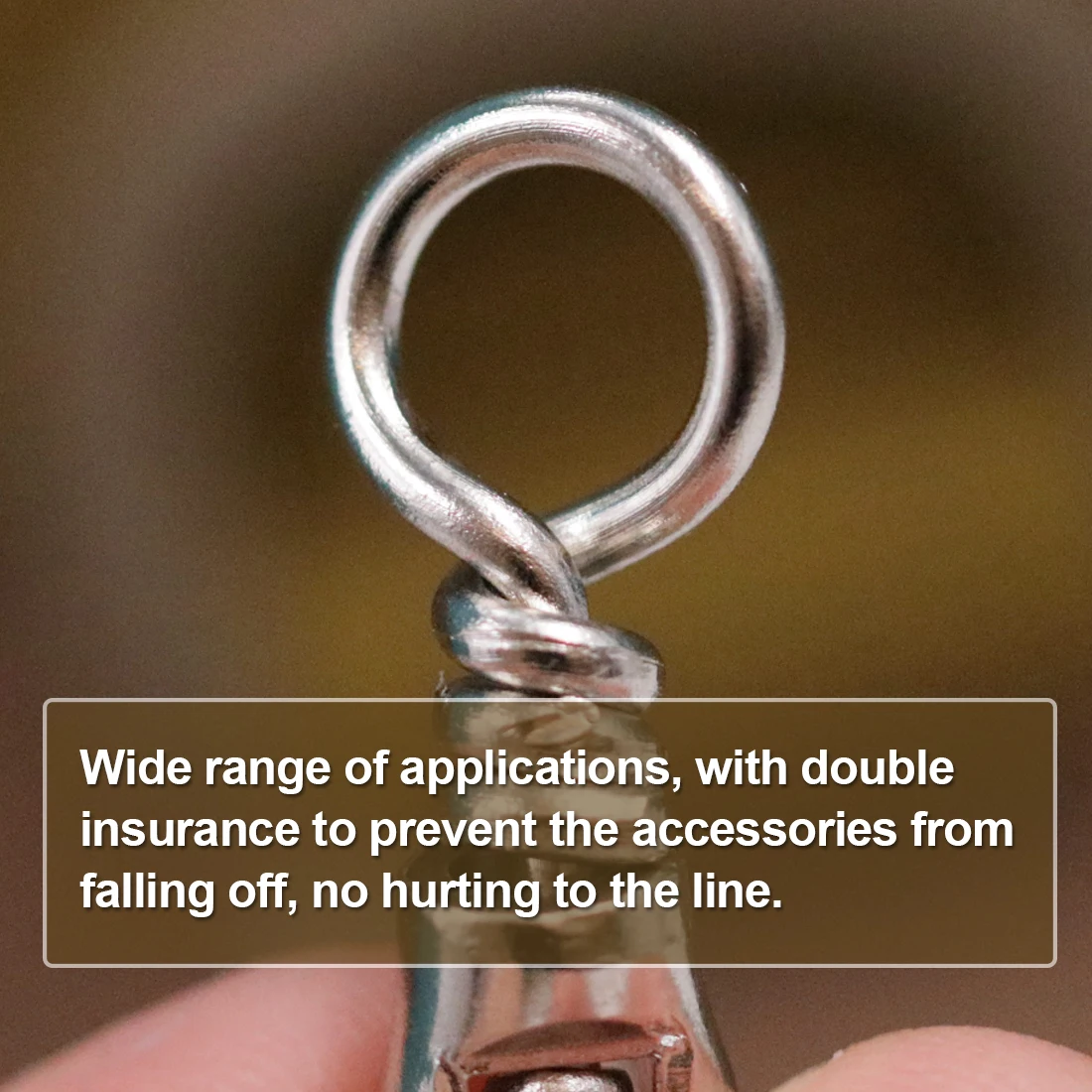 FishTrip 15 Uds. Giratorios de pesca giratorios de acero inoxidable de alta resistencia conector de pesca de agua salada aparejos terminales - imagen 3